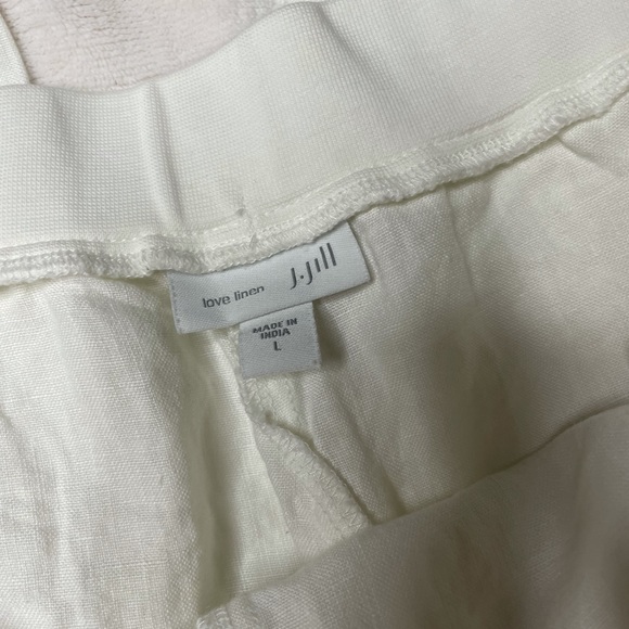 J. Jill Love Linen Lagenlook Tapered Pull On Pants - Picture 3 of 4